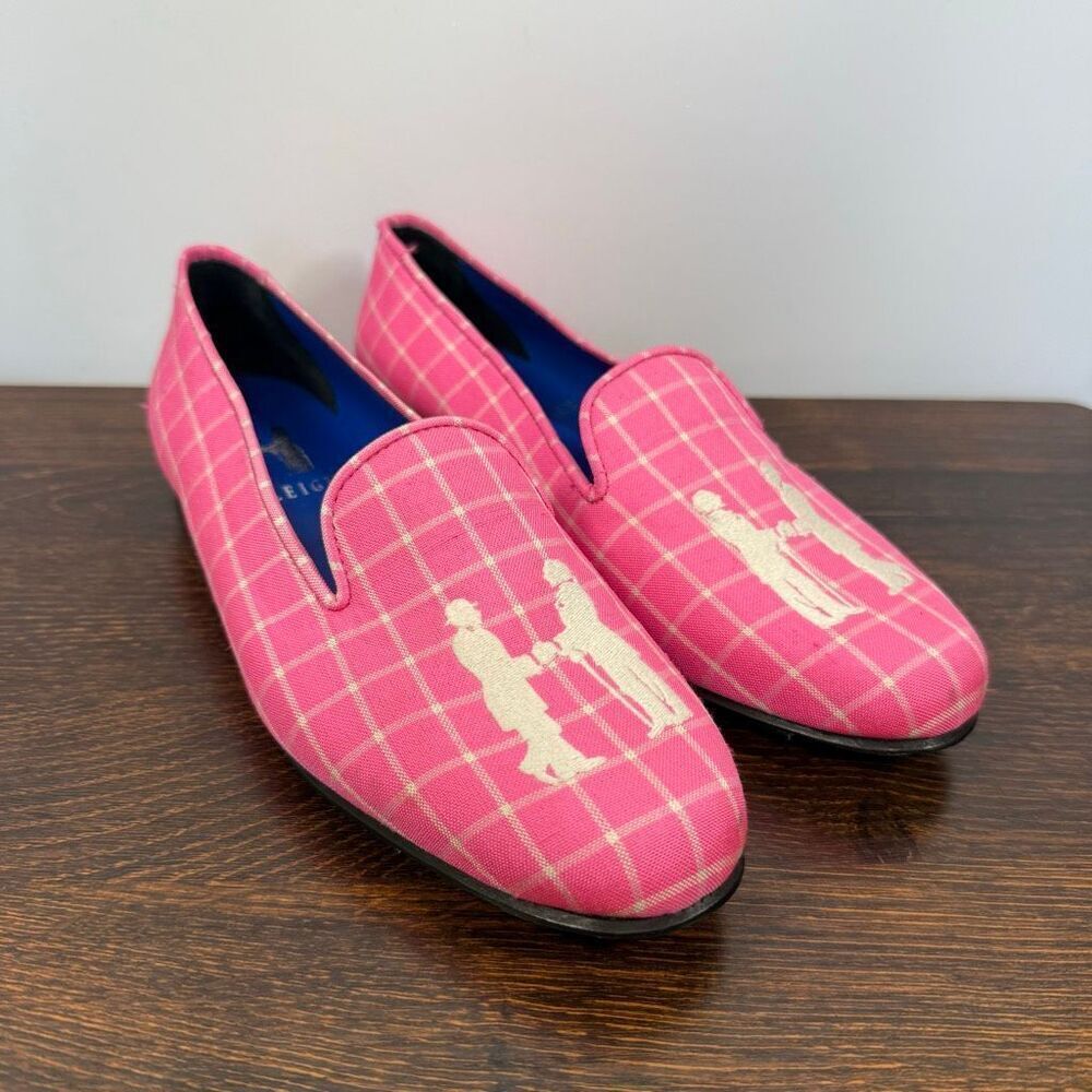 Hadleigh’s Women’s pink white plaid shoe size 37